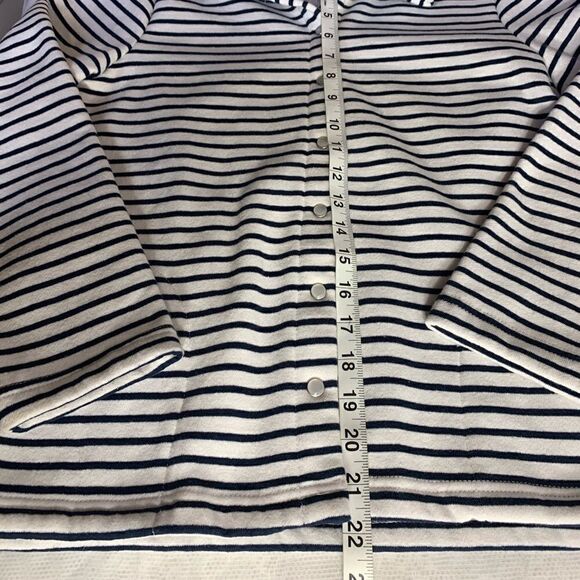 $5 add on item, snap button-up striped cardigan sweater - Picture 11 of 11